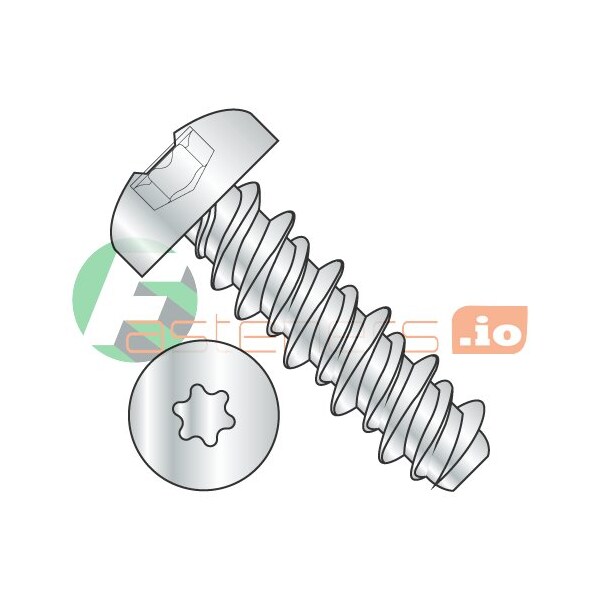 Newport Fasteners Thread Cutting Screw, #4 x 5/16 in, Zinc Plated Steel Pan Head Torx Drive, 10000 PK 298091 - main
